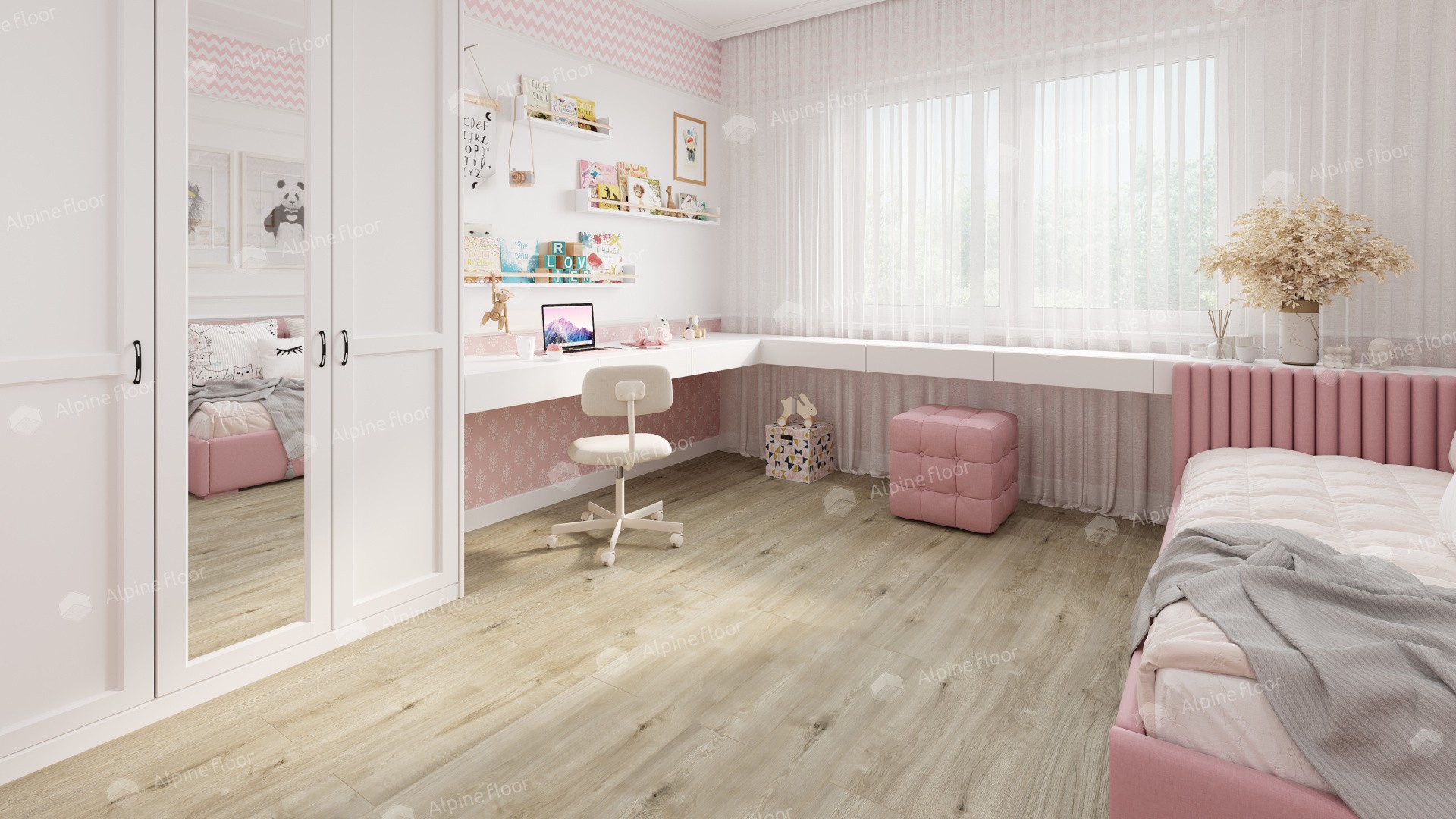 Ламинат "Alpine Floor" Дуб Амстердам (1285*192*8 мм) — купить в Мурманске