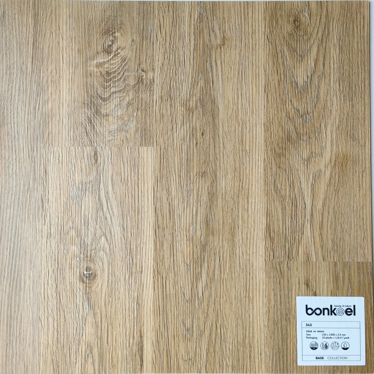 Плитка ПВХ "Bonkeel" Base New 343 (1220*150*3,5 мм) — купить в Мурманске