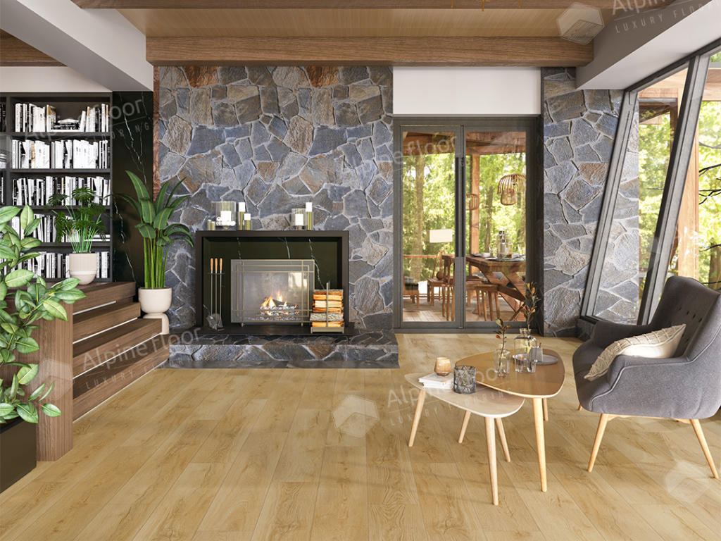 SPC ламинат "Alpine Floor" Жардин (1220*183*4 мм) — купить в Мурманске