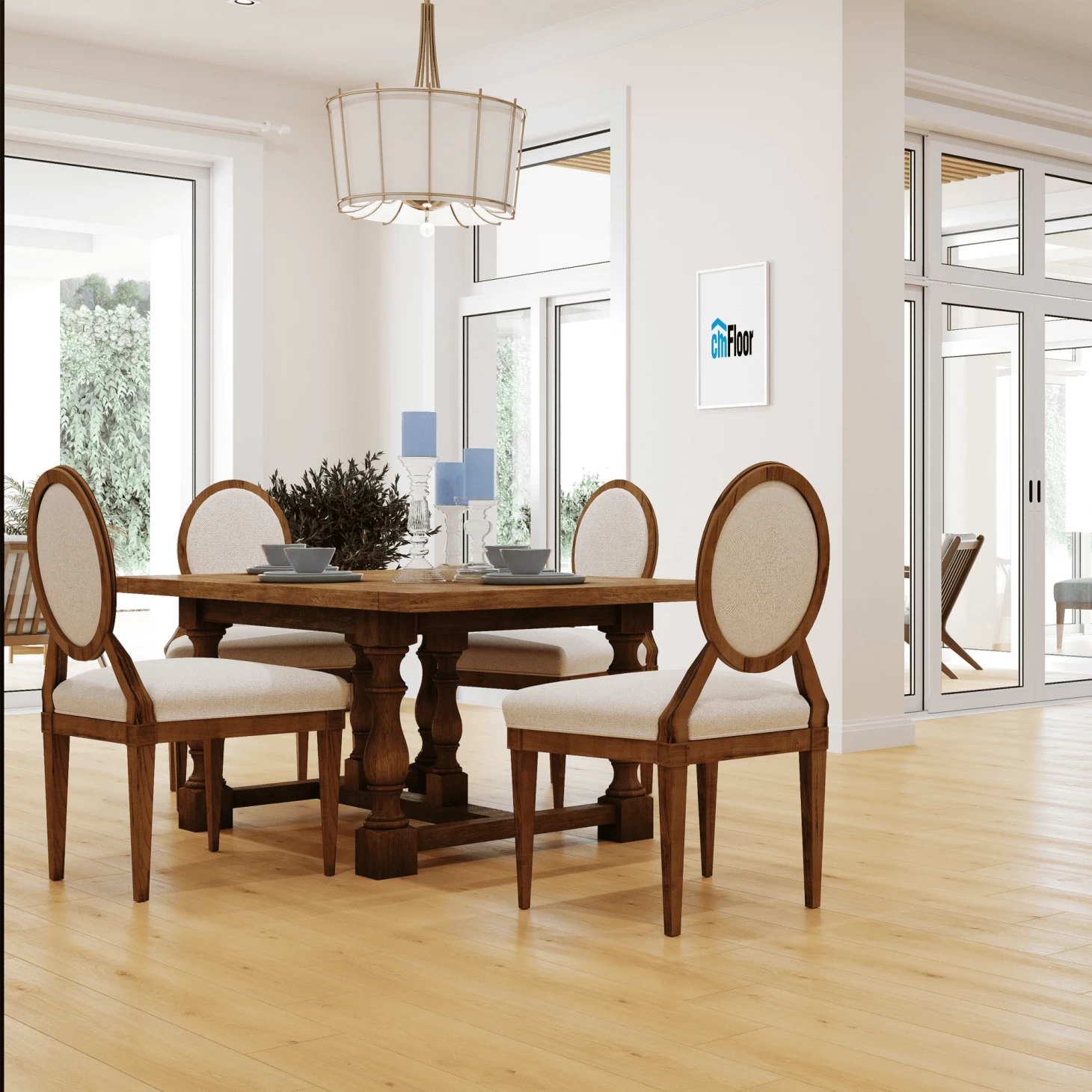 SPC плитка для пола Дуб Орегон (1220*180*4 мм) — купить в Мурманске