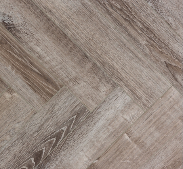 Виниловый ламинат SPC "Cronafloor" Herringbone Дуб Тулон (640*128*4,5 мм) — купить в Мурманске