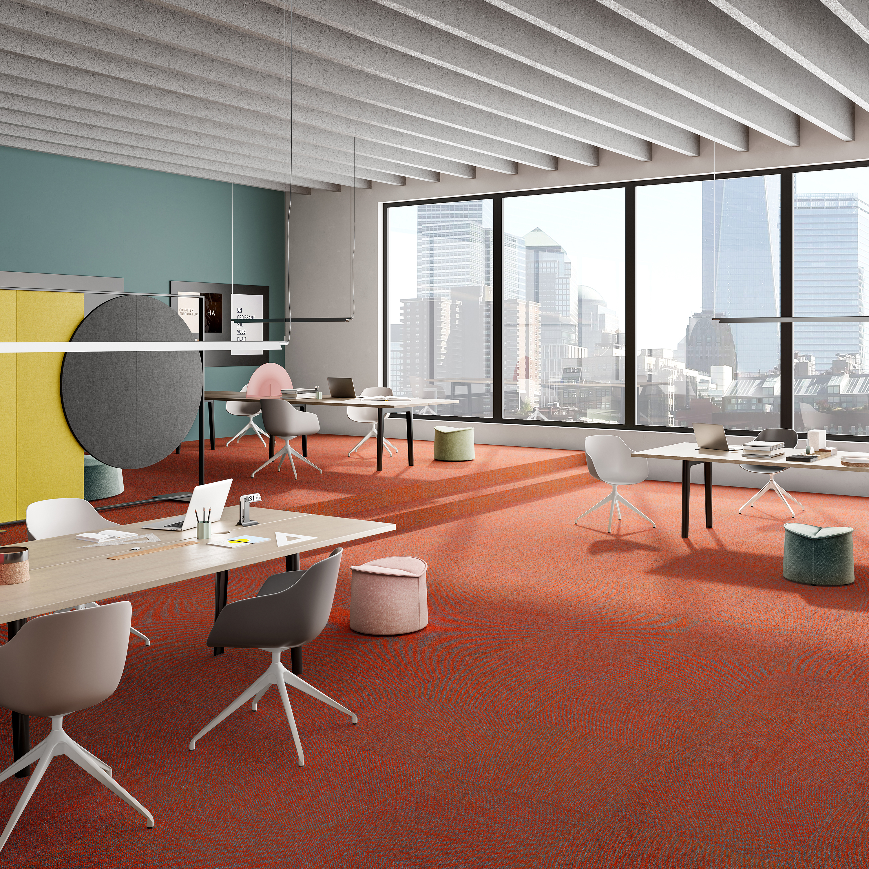 Ковровая плитка Marvel Tile 89 (500*500*6 мм) — купить в Мурманске