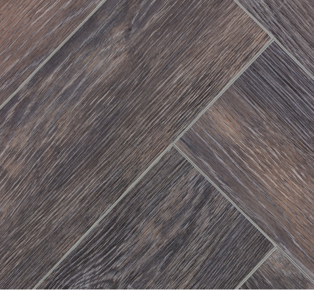 Виниловый ламинат SPC "Cronafloor" Herringbone Дуб Бордо (640*128*4,5 мм) — купить в Мурманске