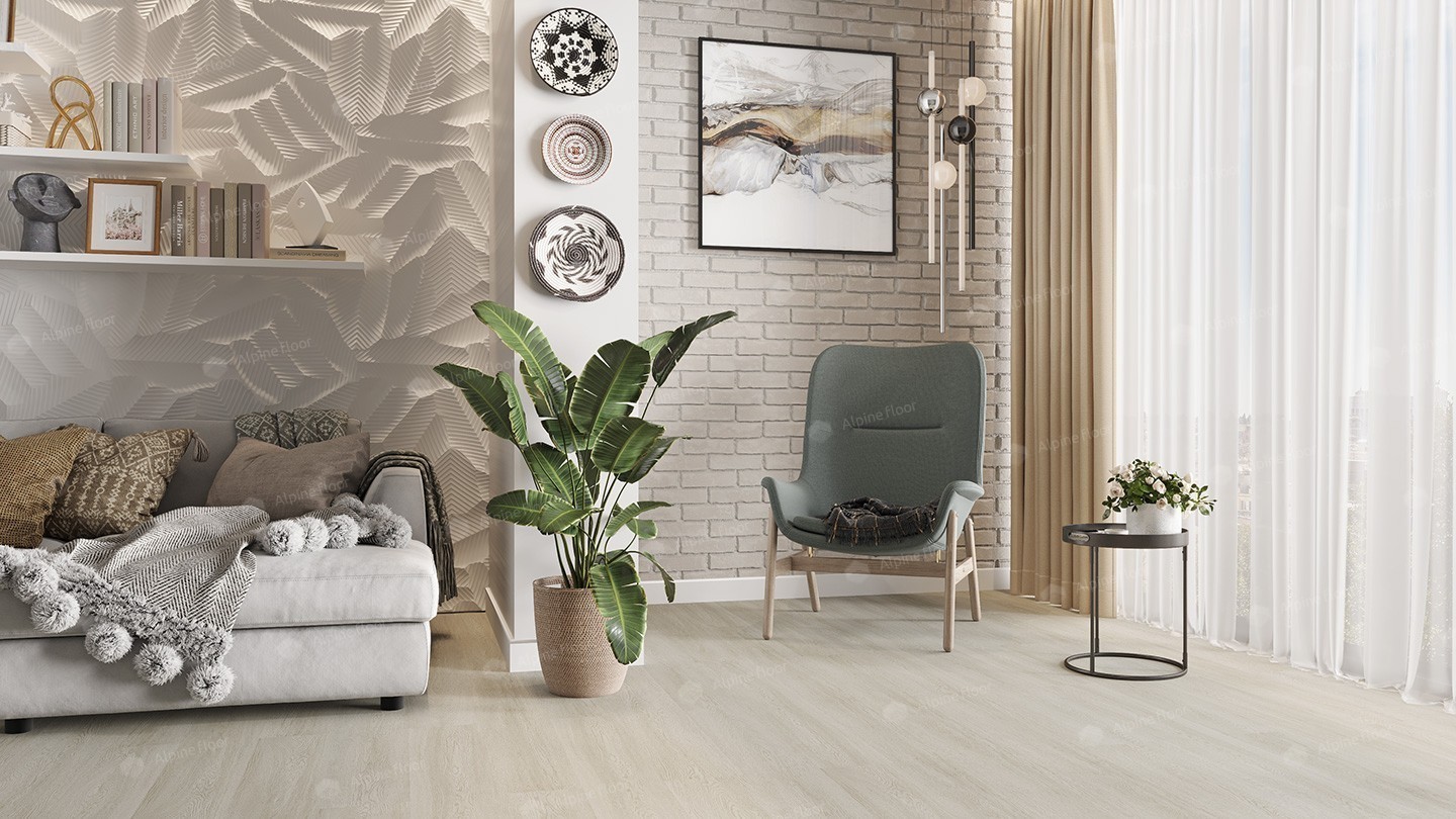 SPC ламинат "Alpine Floor" Виваче (1220*183*3,5 мм) — купить в Мурманске