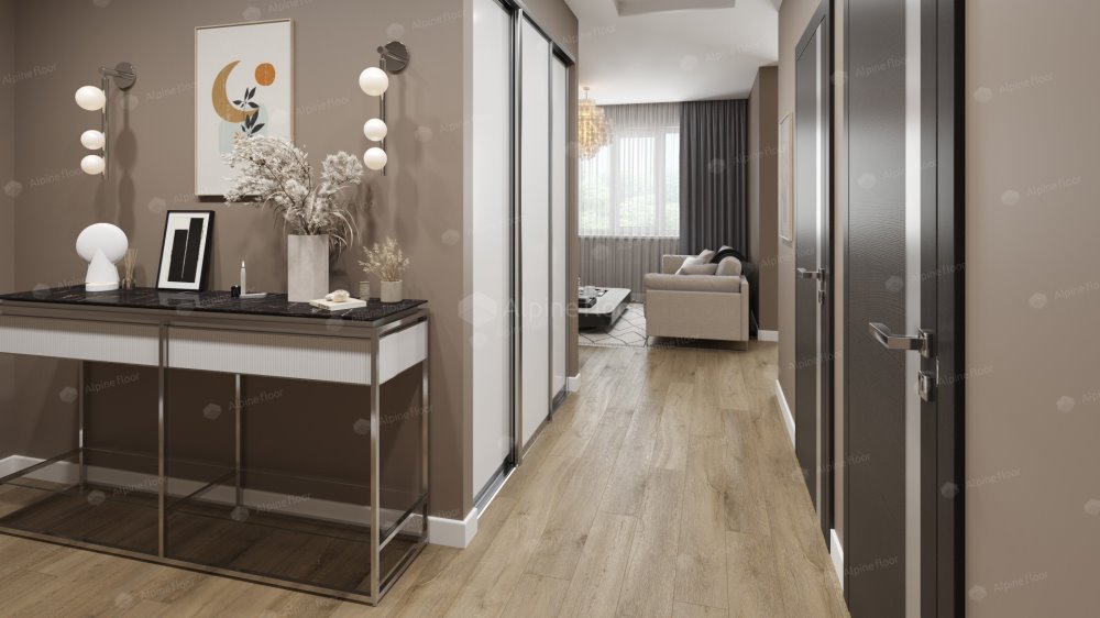 SPC Ламинат "Alpine Floor" Дуб млечный (1524*180*8 мм) — купить в Мурманске