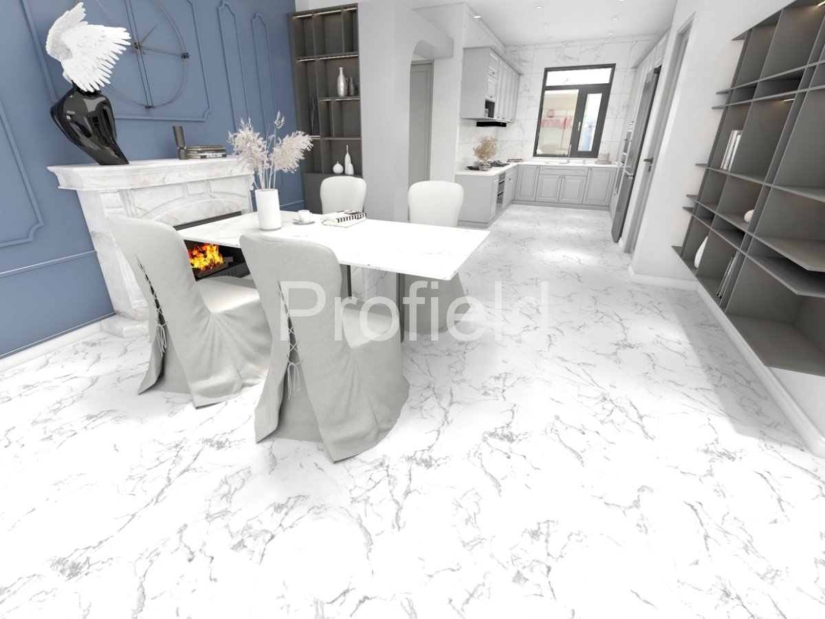 HSPC ламинат "Profield" Камень белый (610*305*5,5 мм) — купить в Мурманске