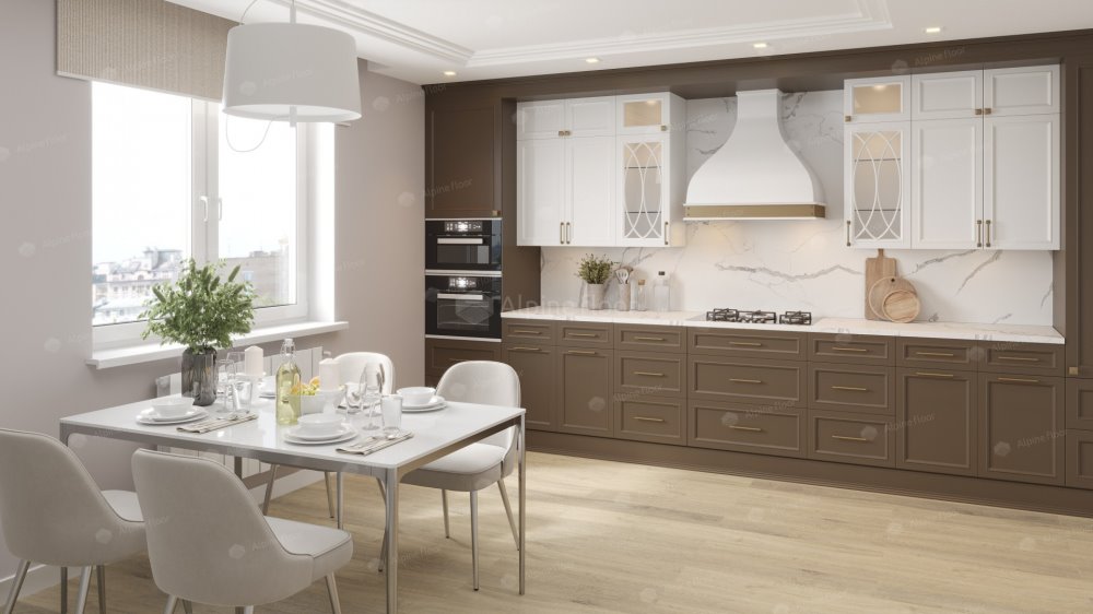 SPC Ламинат "Alpine Floor" Дуб капучино (1524*180*8 мм) — купить в Мурманске