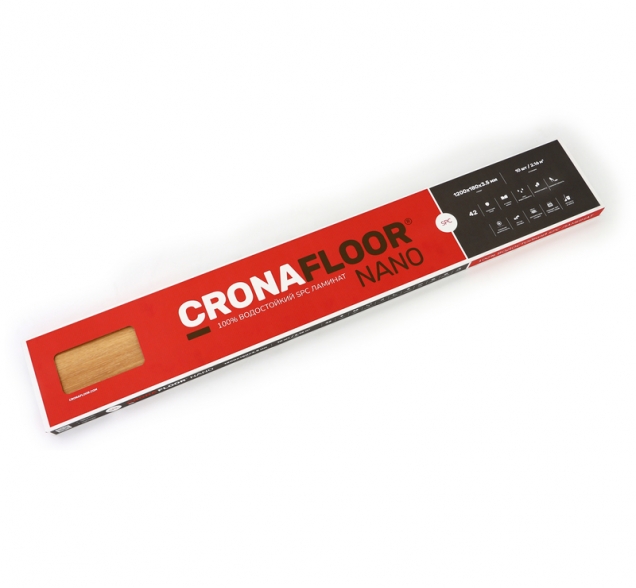 SPC ламинат "CronaFloor" Nano 4V Клен (1200*180*3,5 мм) — купить в Мурманске