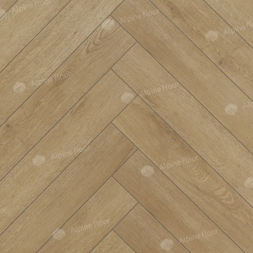 Ламинат "Alpine Floor" Herringbone 12 Дуб Молизе (600*100*12 мм) — купить в Мурманске