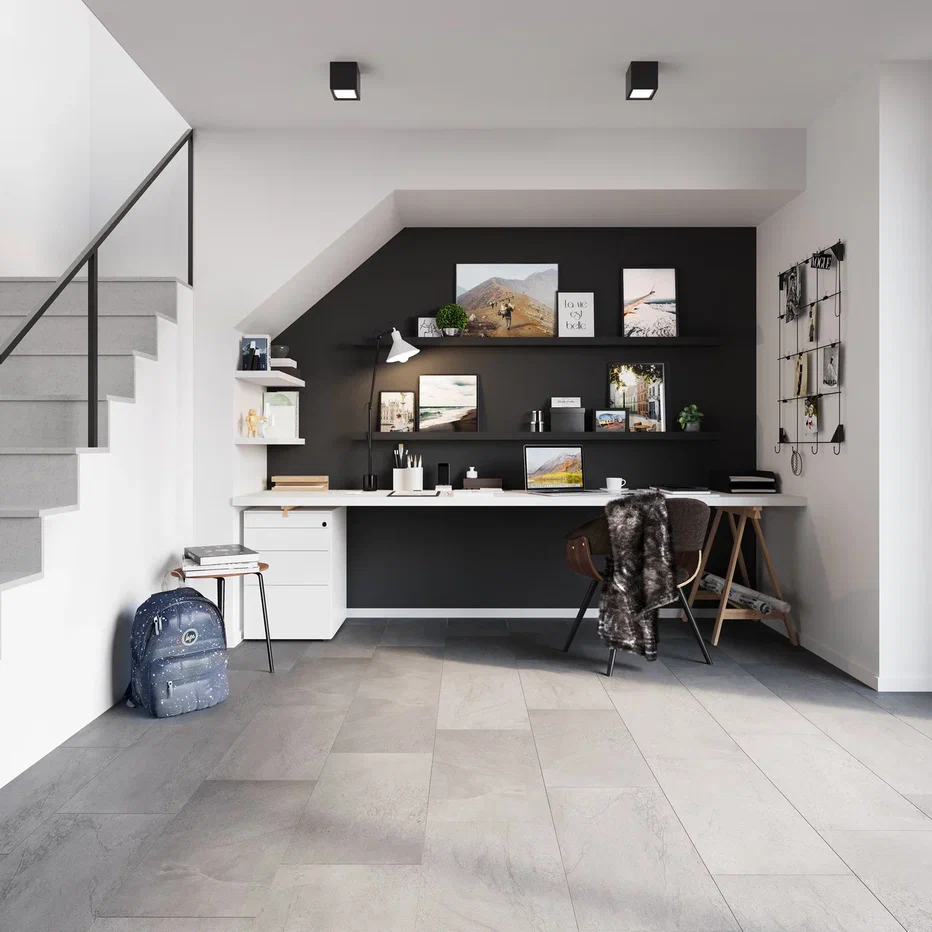 SPC ламинат "Invictus" Groovy Granite Steel (603*298*6мм) — купить в Мурманске