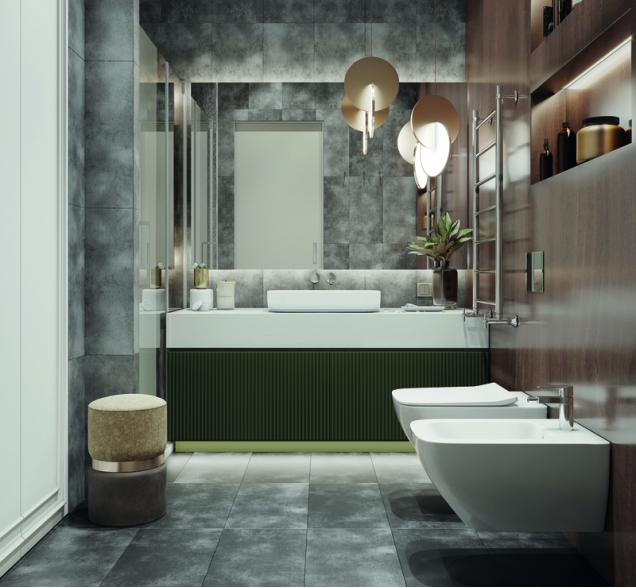 SPC ламинат "CronaFloor" Stone 4V Торнадо Серый (600*300*4 мм) — купить в Мурманске