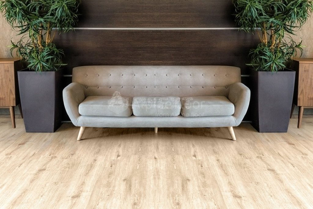Замковая ПВХ плитка "Alpine Floor" Дуб Ваниль  (1220*183*4мм) — купить в Мурманске
