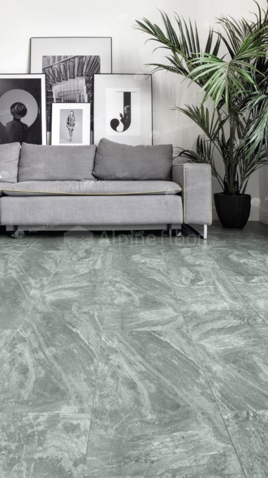 Виниловая плитка "Alpine Floor" Light Stone Хэмпшир (608*303*2,5 мм) — купить в Мурманске