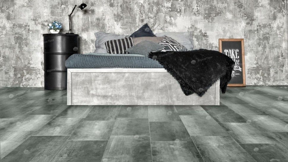 Виниловая плитка "Alpine Floor" Light Stone Корнуолл (608*303*2,5 мм) — купить в Мурманске