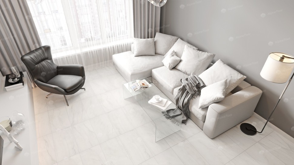 Виниловая плитка "Alpine Floor" Light Stone Брайс (608*303*2,5 мм) — купить в Мурманске