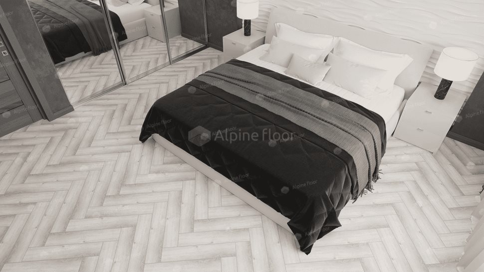 Виниловый ламинат "Alpine Floor" Parquet Light Дуб Альхена (600*125*4 мм) — купить в Мурманске