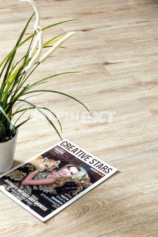 Замковая ПВХ плитка "Alpine Floor" Дуб Ваниль  (1220*183*4мм) — купить в Мурманске