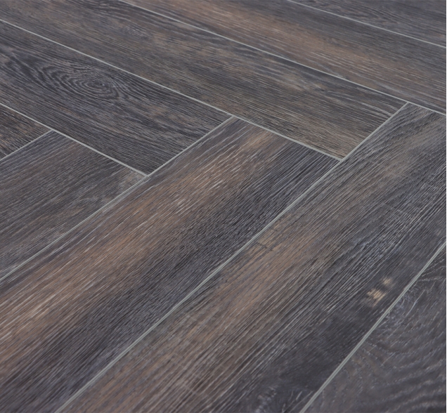Виниловый ламинат SPC "Cronafloor" Herringbone Дуб Бордо (640*128*4,5 мм) — купить в Мурманске