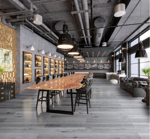 SPC ламинат "CronaFloor" Wood 4V Дуб Серый (1200*180*4 мм) — купить в Мурманске