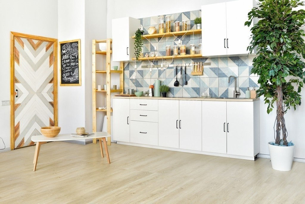 Замковая ПВХ плитка Секвойя Медовая  (1219*184*3,2мм) — купить в Мурманске