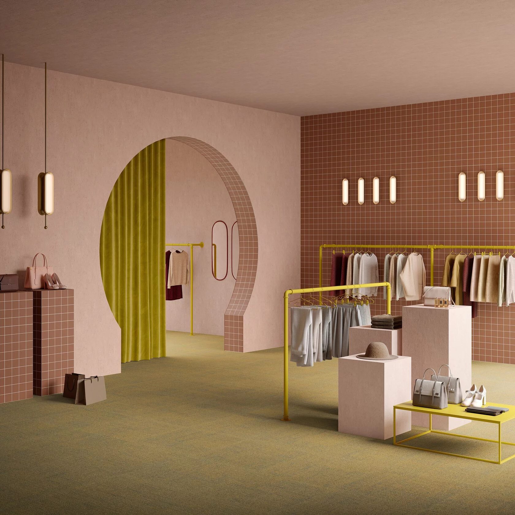 Ковровая плитка Mantra Tile 98 (500*500*6 мм) — купить в Мурманске