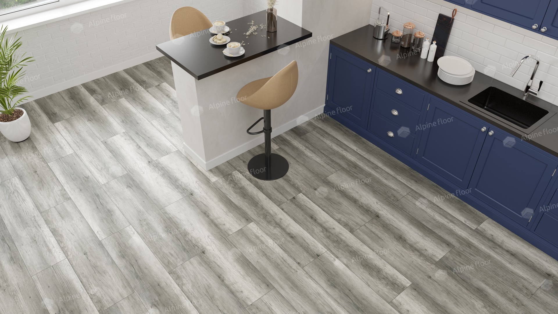 Ламинат "Alpine Floor" Дуб Тахо (1285*280*8 мм) — купить в Мурманске