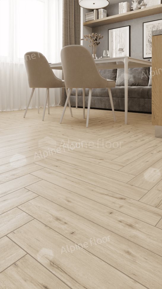 Ламинат "Alpine Floor" Herringbone 12 PRO Дуб Лион (606*101*12 мм) — купить в Мурманске