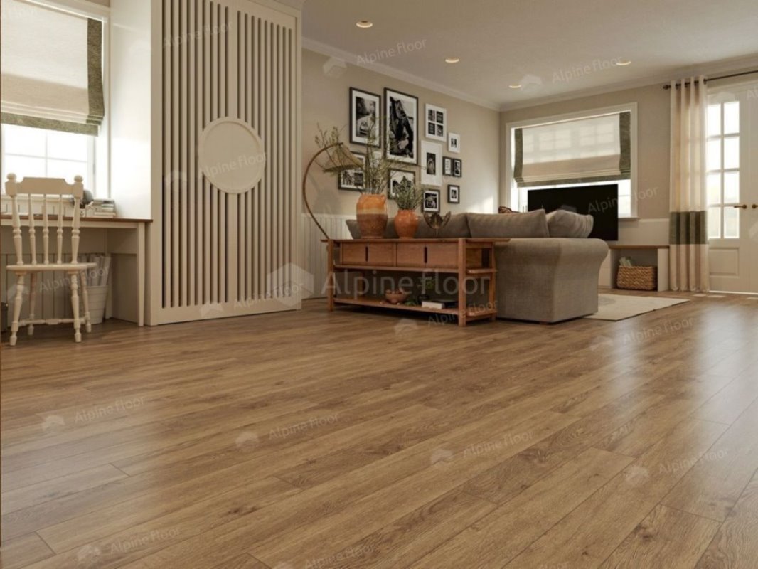 SPC Ламинат "Alpine Floor" Grand Sequoia Village Макадамия (1220*125*4 мм) — купить в Мурманске