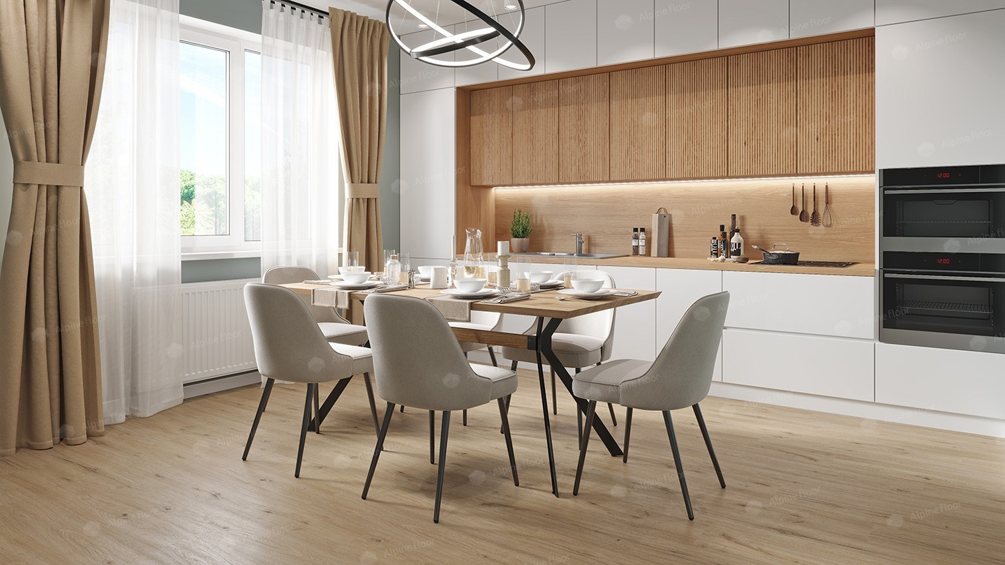 SPC ламинат "Alpine Floor" Ларго (1220*183*3,5 мм) — купить в Мурманске