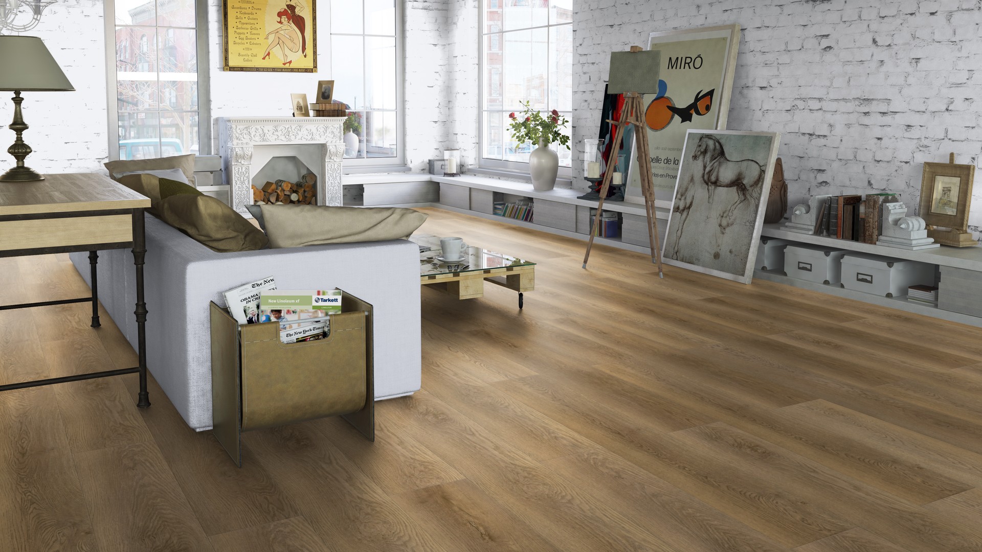 SPC ламинат "Tarkett" Deep House Stanley (1400*225*4,6 мм) — купить в Мурманске