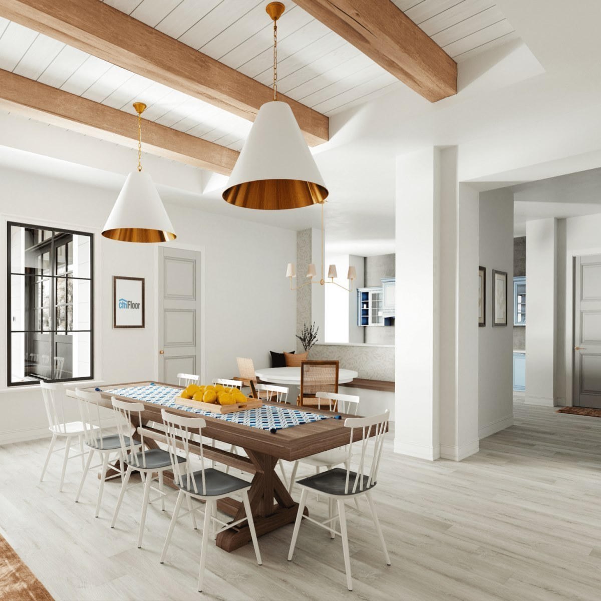 Виниловое напольное покрытие ScandiWood 05 Дуб Ледяной (180*1220*5 мм) — купить в Мурманске