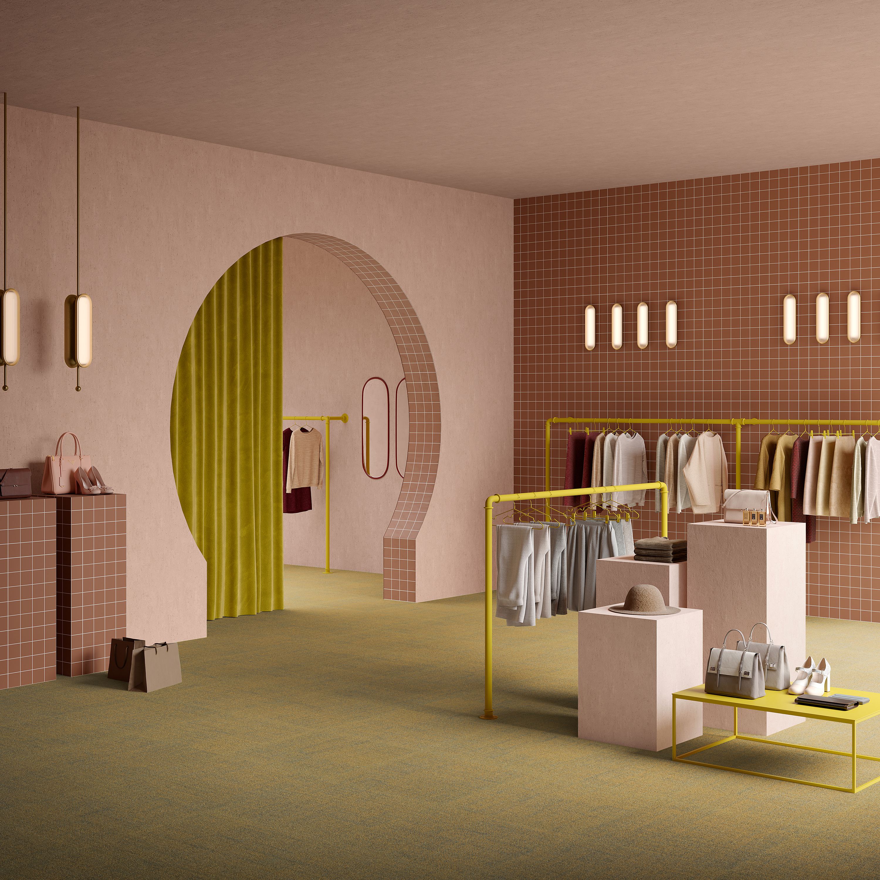 Ковровая плитка Mantra Tile 29 (500*500*6 мм) — купить в Мурманске