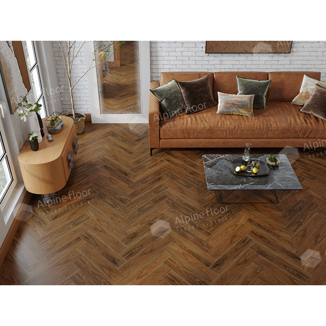 SPC ламинат "Alpine Floor" Орех Кенари (600*125*4 мм) — купить в Мурманске
