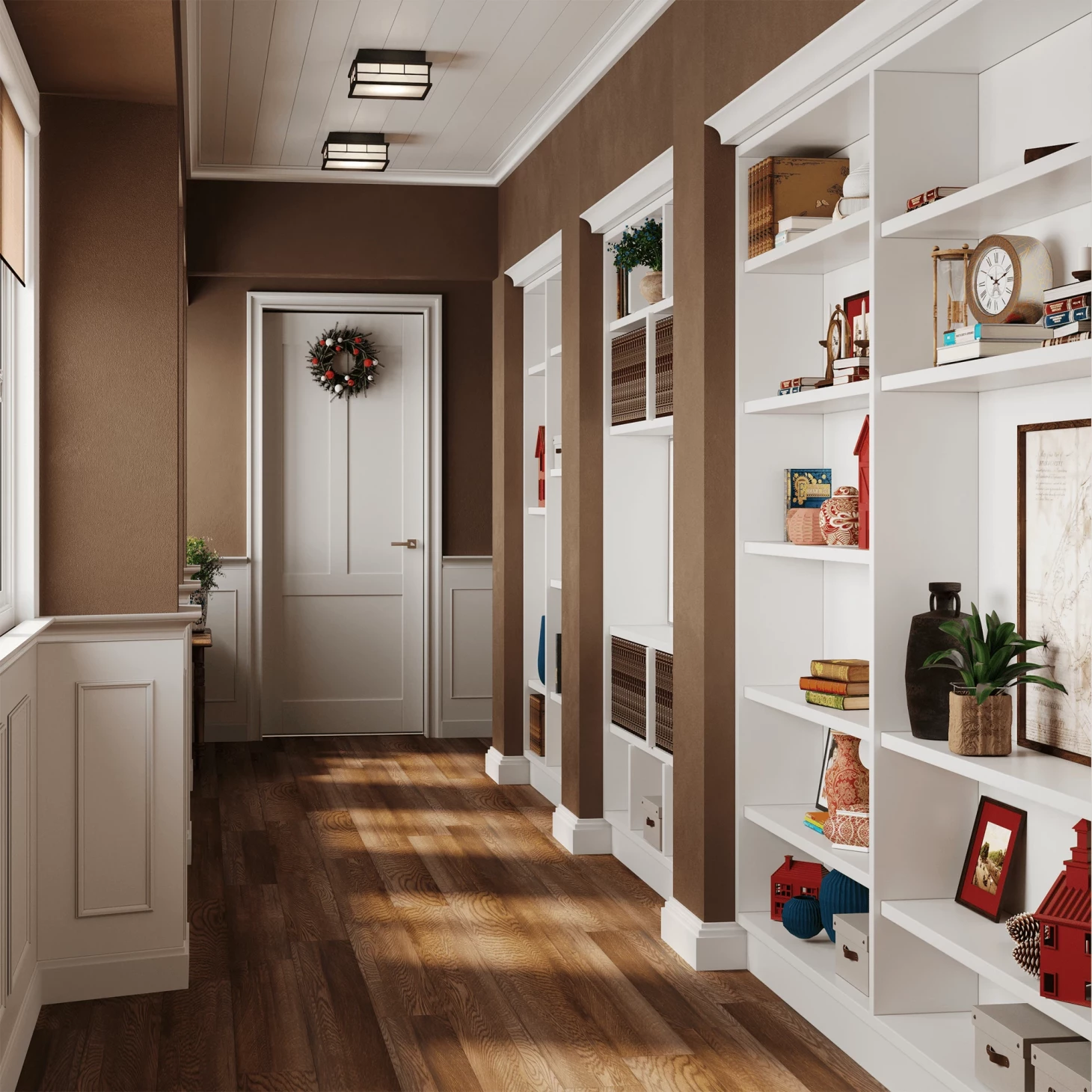 SPC плитка для пола Орех (1220*180*4 мм) — купить в Мурманске