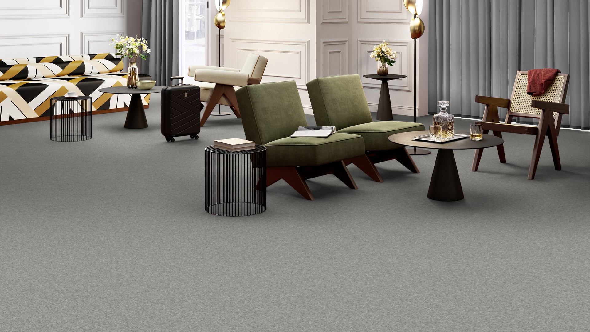 Ковровая плитка Medusa Tile 94 (500*500*5 мм) — купить в Мурманске