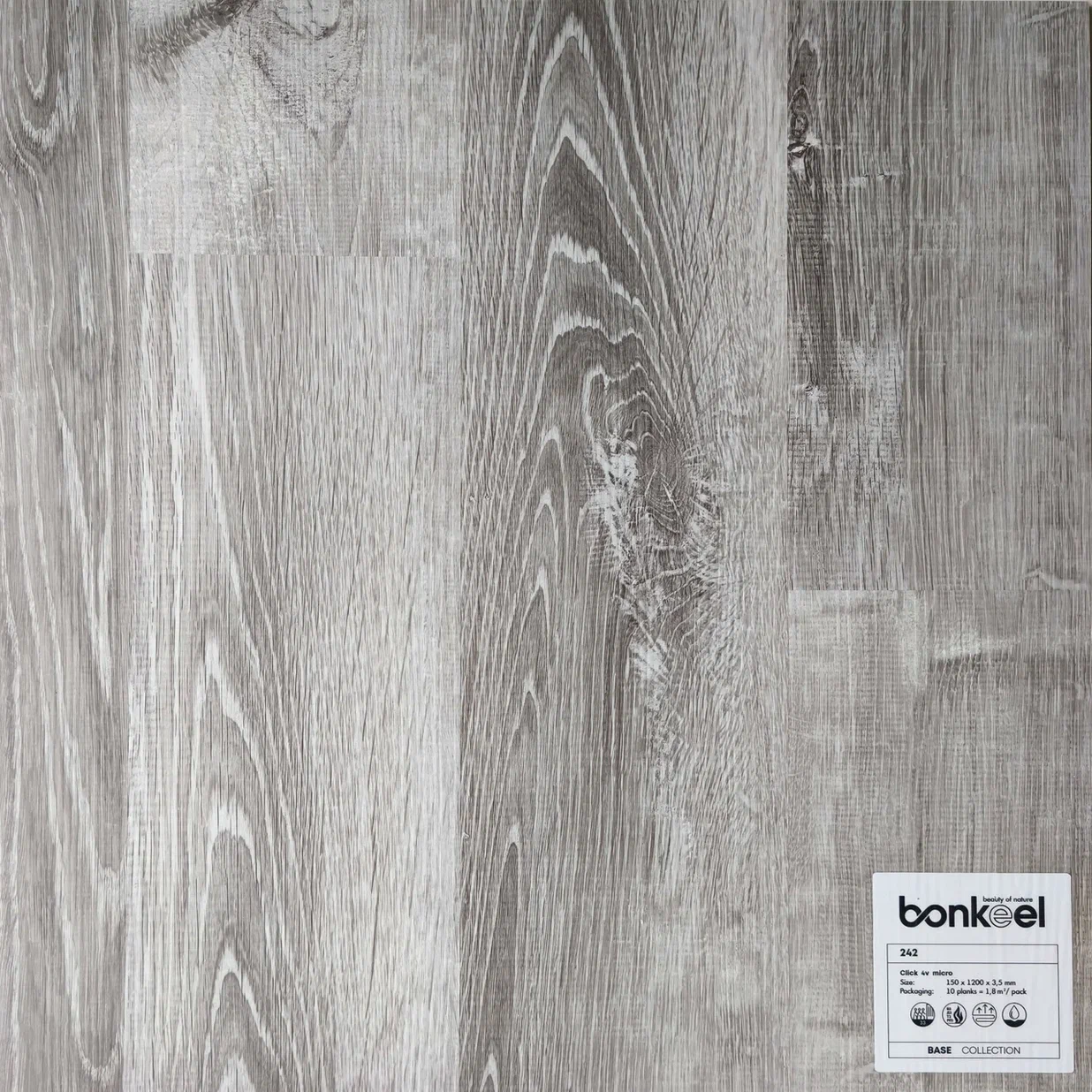 Плитка ПВХ "Bonkeel" Base New 242 (1220*150*3,5 мм) — купить в Мурманске
