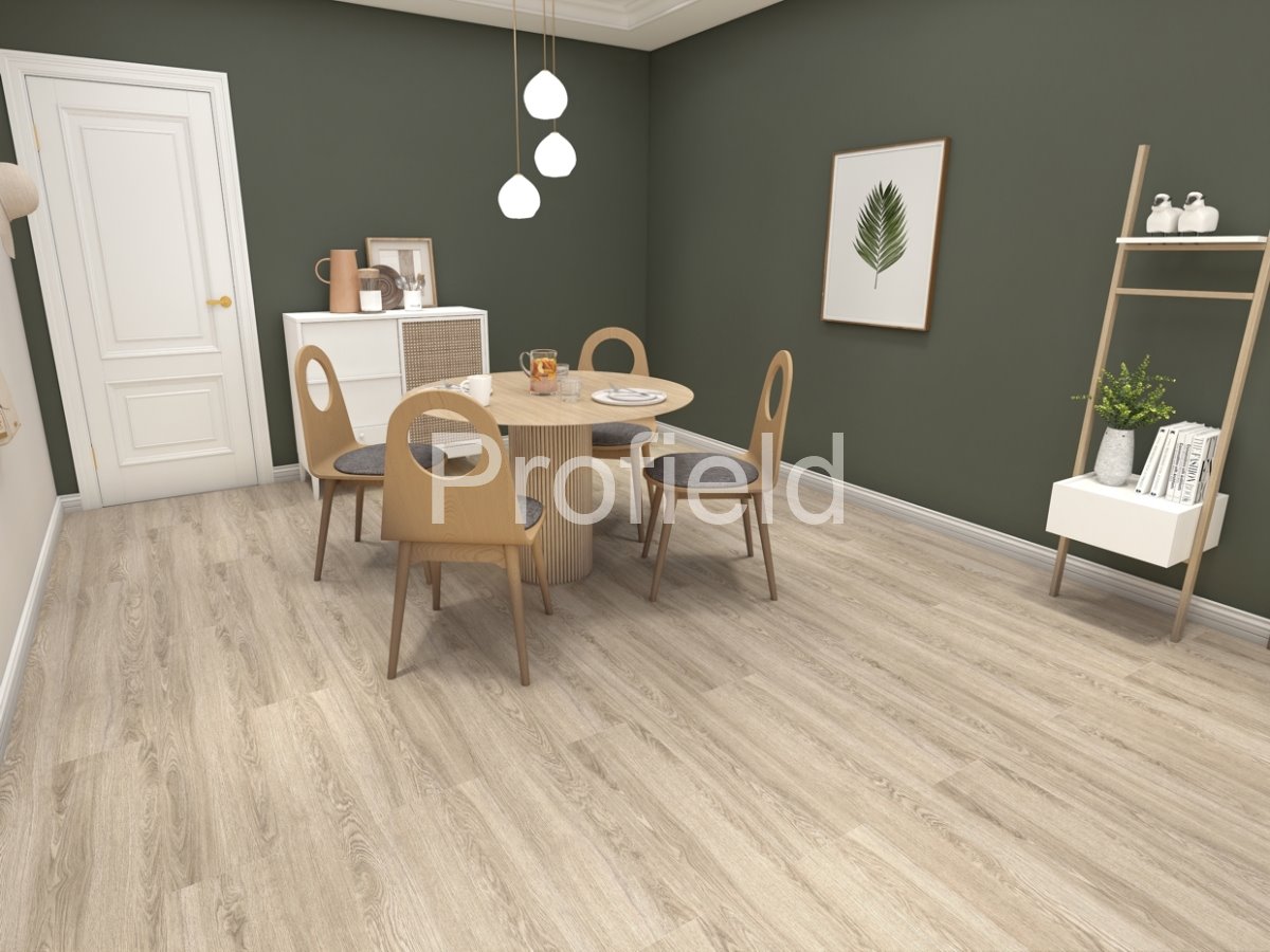 HSPC ламинат "Profield" Дуб Светлый (1200*228*5,5 мм) — купить в Мурманске