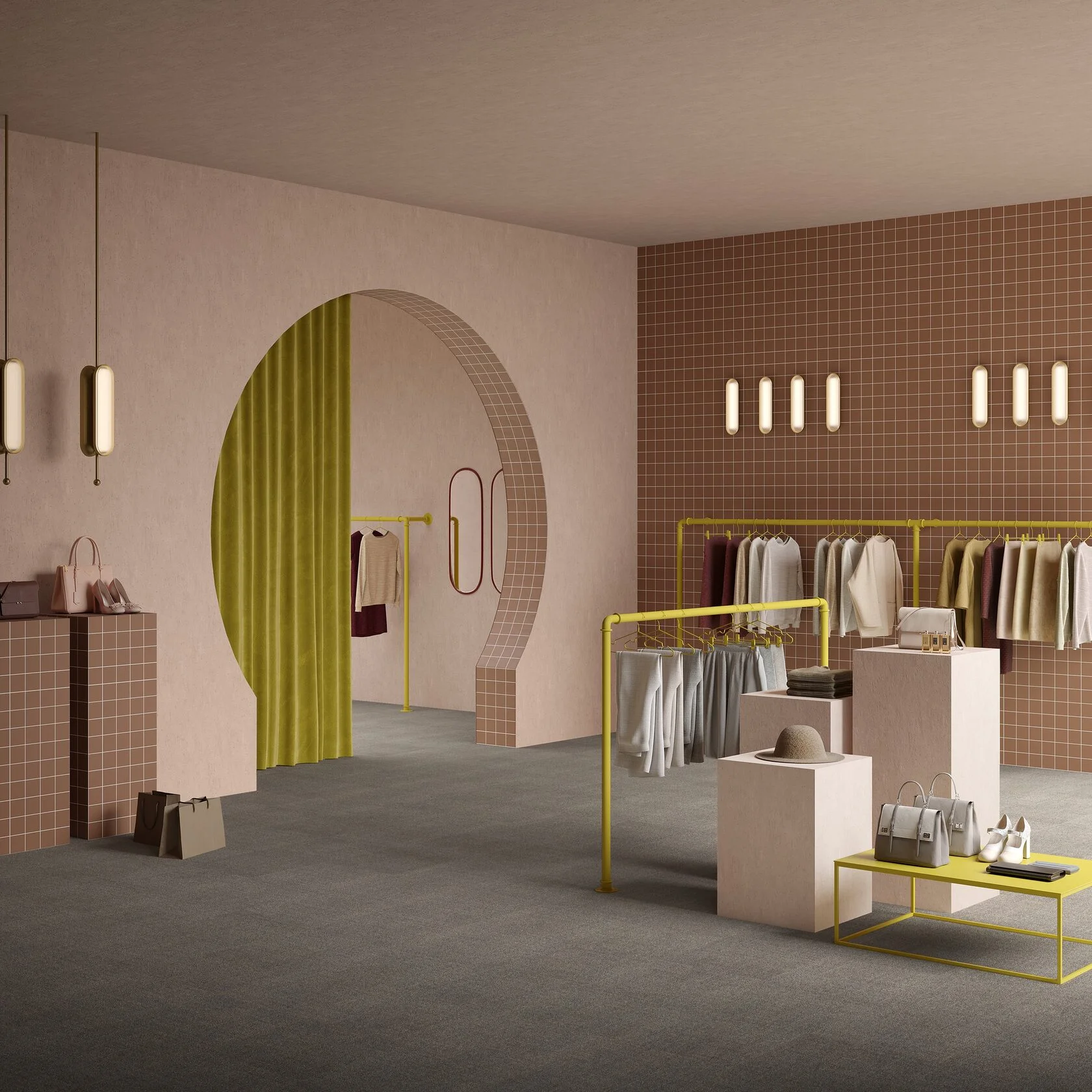 Ковровая плитка Mantra Tile 98 (500*500*6 мм) — купить в Мурманске