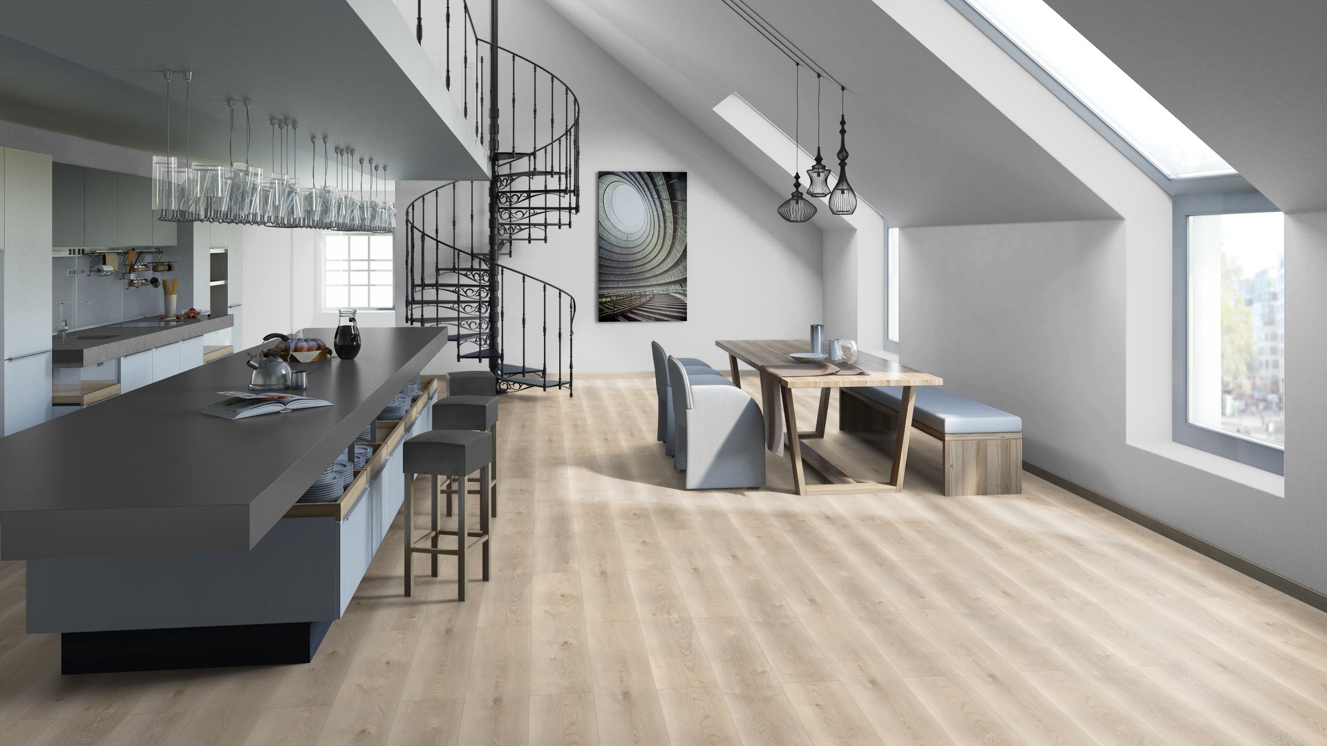 SPC ламинат "Tarkett" Deep House Sean (1400*225*4,6 мм) — купить в Мурманске