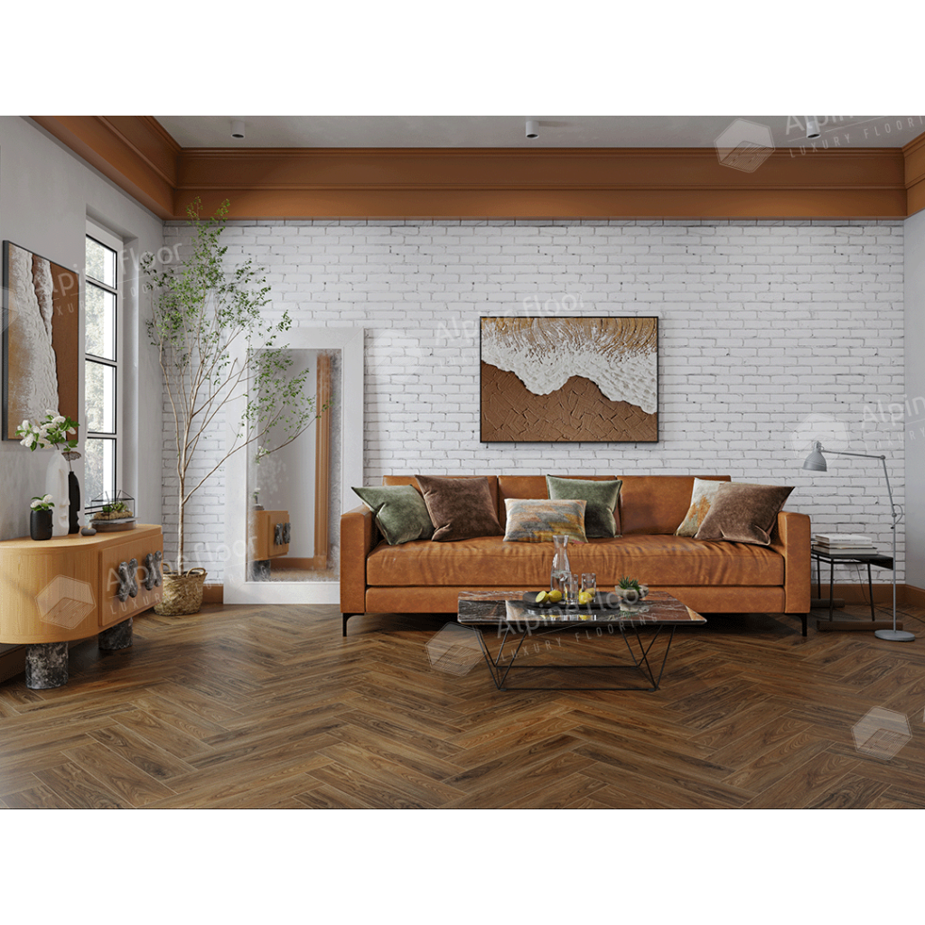 SPC ламинат "Alpine Floor" Орех Кенари (600*125*4 мм) — купить в Мурманске