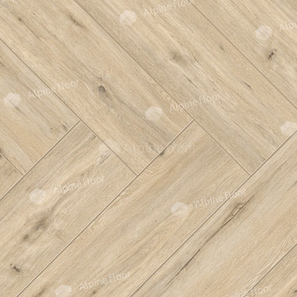 Ламинат "Alpine Floor" Herringbone Дуб Лион (606*101*8 мм) — купить в Мурманске