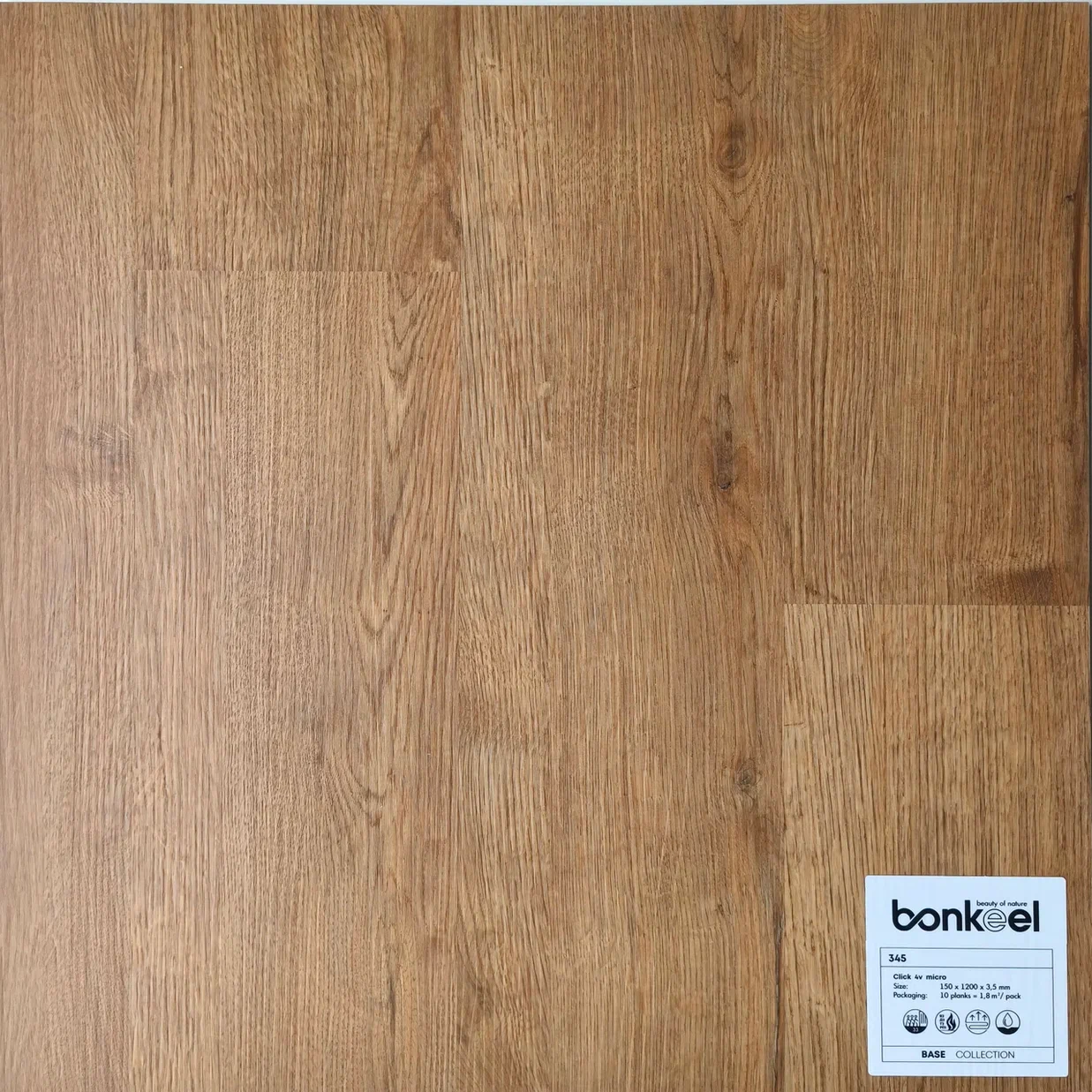 Плитка ПВХ "Bonkeel" Base New 345 (1220*150*3,5 мм) — купить в Мурманске