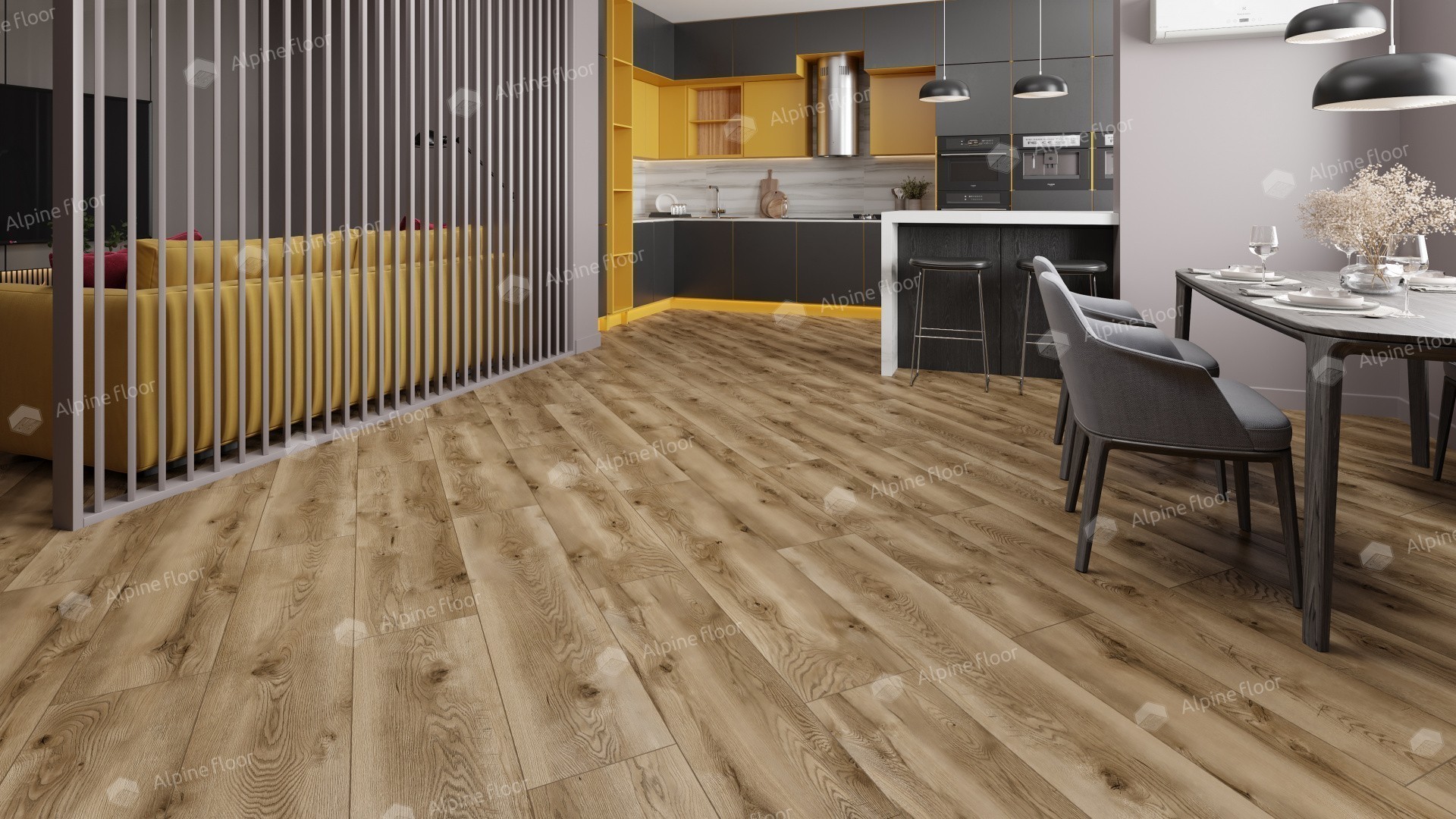 Ламинат "Alpine Floor" Дуб Комо (1285*280*8 мм) — купить в Мурманске