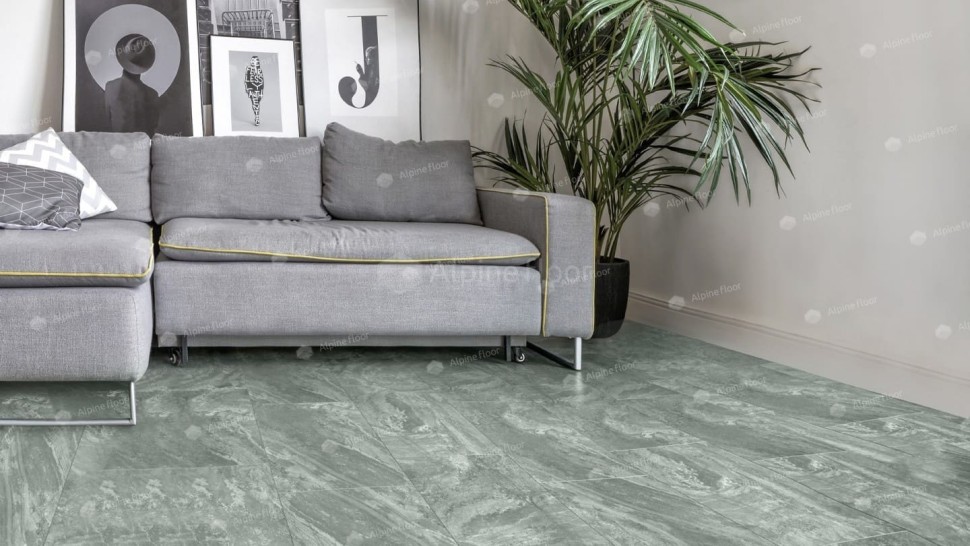 Виниловая плитка "Alpine Floor" Light Stone Хэмпшир (608*303*2,5 мм) — купить в Мурманске