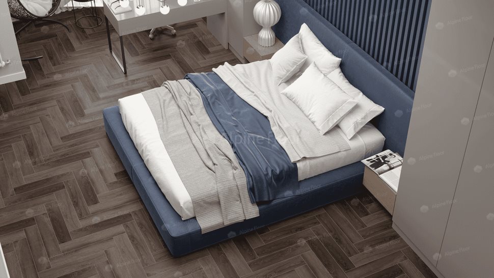 Виниловый ламинат "Alpine Floor" Parquet Light Дуб Фафнир (600*125*4 мм) — купить в Мурманске