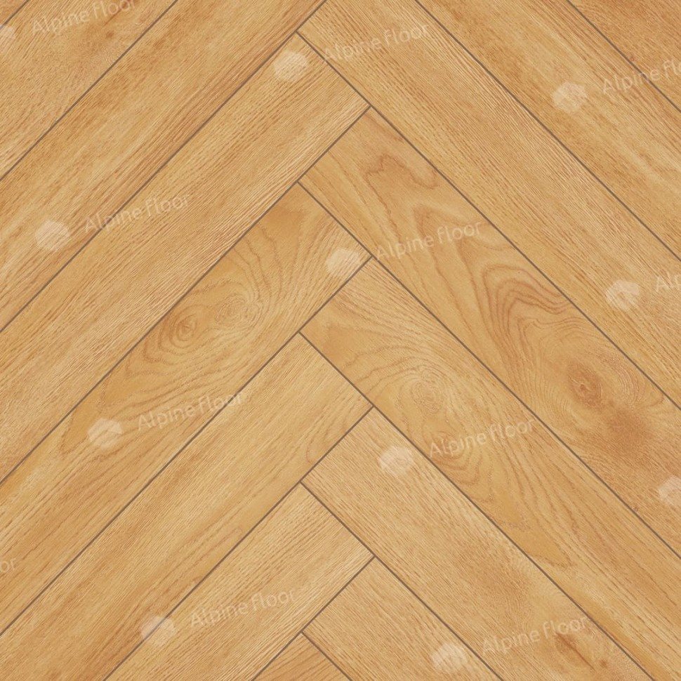 Ламинат "Alpine Floor" Herringbone 12 Дуб Пьемонт (600*100*12 мм) — купить в Мурманске