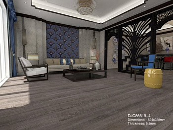 SPC ламинат "Profield" Дуб Хелстон (228*1524*5,5 мм) — фото и характеристики